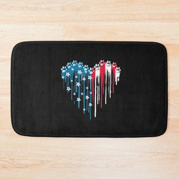 Item preview, American Dog USA Flag Distressed Red White Blue 4th Of July T Shirt designed and sold by Francois-Lemann.