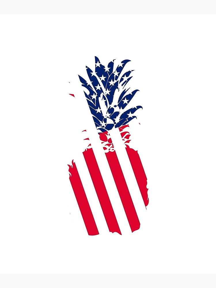 "abstract pineapple usa flag" Poster for Sale by Arashi7 Redbubble