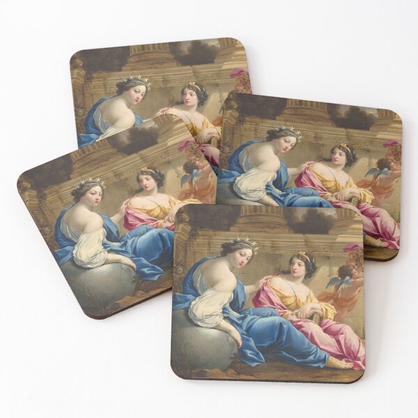 Item preview, The Muses Urania and Calliope | Simon Vouet and Studio | 1634 Renaissance Greek Mythology Art designed and sold by CJET.
