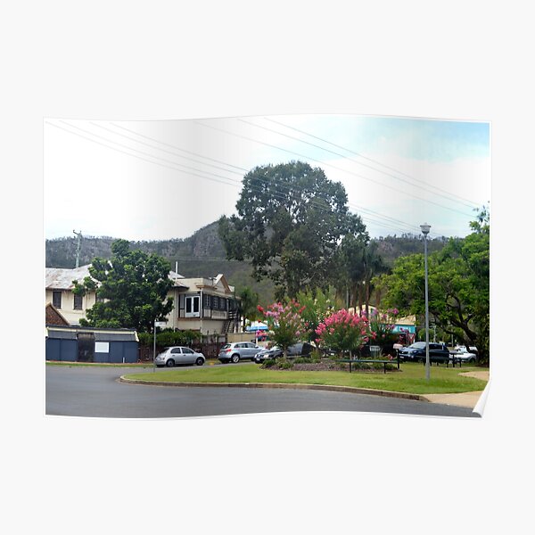 The small town of Esk, SE Qld Poster