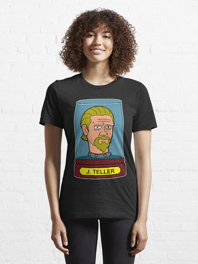 Alternate view of J Teller's Head In A Jar Essential T-Shirt