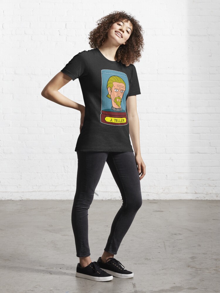 Alternate view of J Teller's Head In A Jar Essential T-Shirt