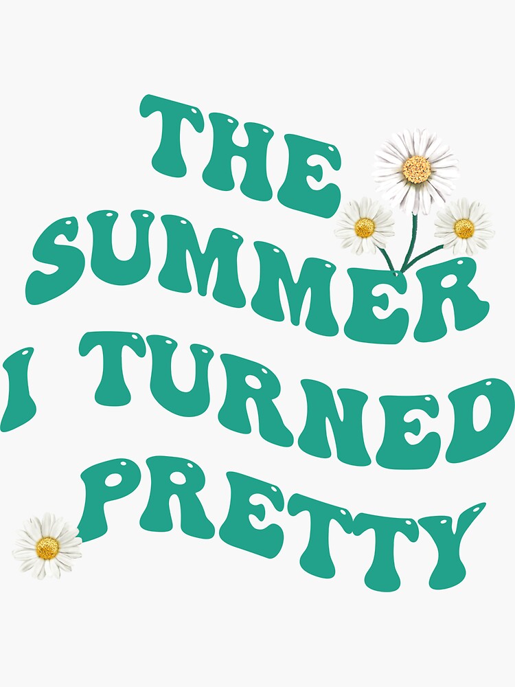 The Summer I Turned Pretty Sticker for Sale by the summer i turned pretty