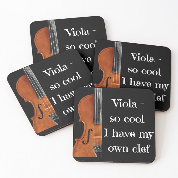 Item preview, Viola Players are so cool it has their own clef designed and sold by RedBerryBliss.