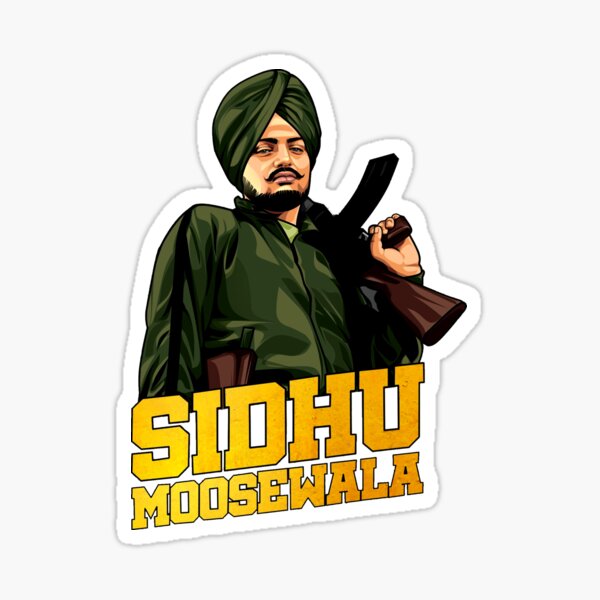 Sidhu%MooseWala Sticker, Sidhu%Moose 1993-2022 India | Ubuy