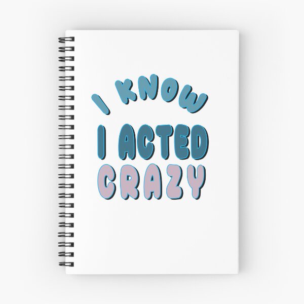 Item preview, Sorry If I Acted Crazy It Will Happen Again designed and sold by SydneyLoving.