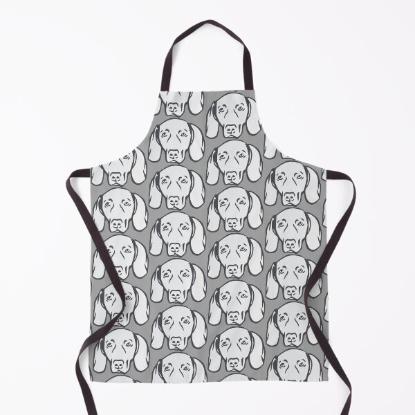 Item preview, Weimaraner face - sweet Weimaraner puppy in gray and blue - Weimaraner gifts designed and sold by smooshfaceutd.