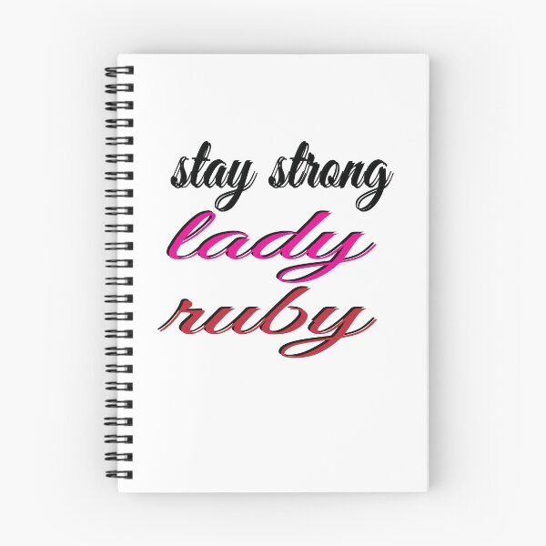 Item preview, Stay Strong Lady Ruby designed and sold by SydneyLoving.