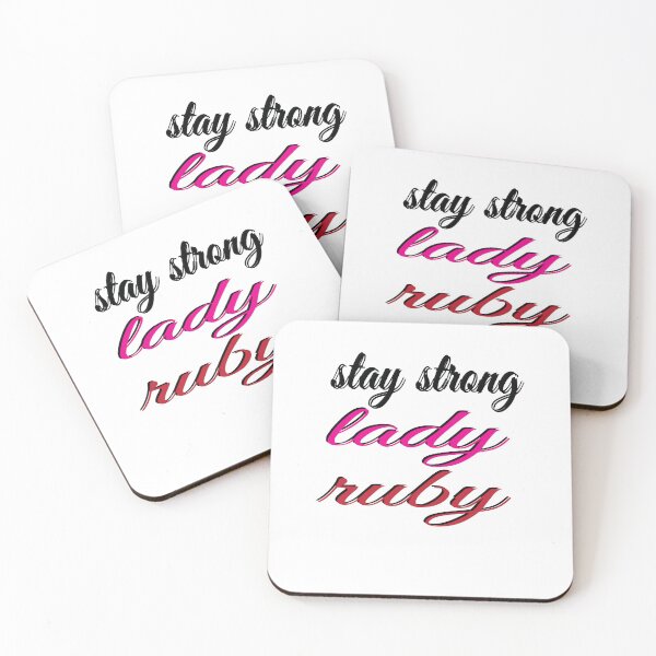 Item preview, Stay Strong Lady Ruby designed and sold by SydneyLoving.