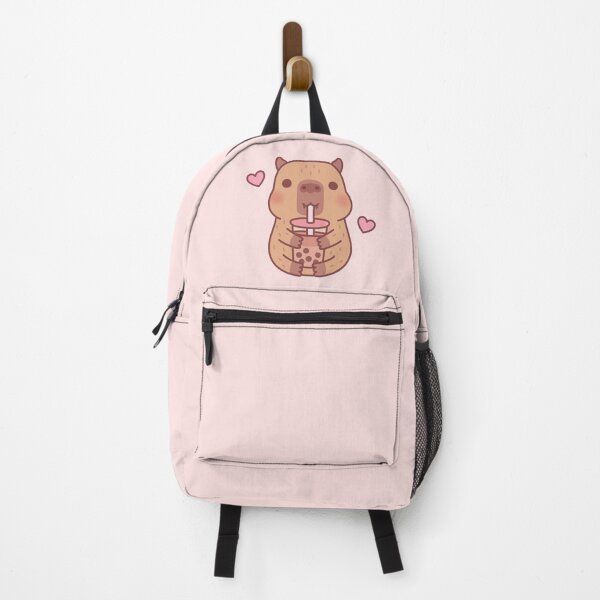 Item preview, Cute Little Capybara Loves Bubble Tea designed and sold by rustydoodle.