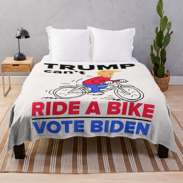 Item preview, Trump Can't Ride A Bike Vote Biden 2022 Funny Meme T-Shirt designed and sold by Knight-Saverin.