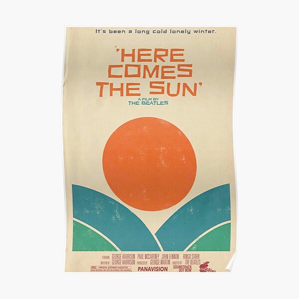 "aesthetic here comes the sun" Poster for Sale by keshahills Redbubble