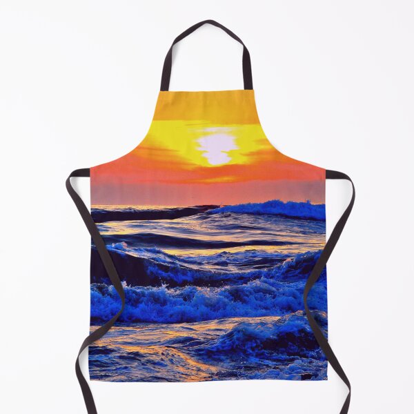 Item preview, A Beautiful Sunset on the Ocean, Sunset on the Ocean, Sunset on the dark blue Ocean, ocean waves designed and sold by sama-stylish.