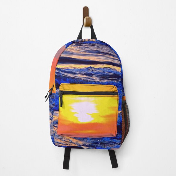 Item preview, A Beautiful Sunset on the Ocean, Sunset on the Ocean, Sunset on the dark blue Ocean, ocean waves designed and sold by sama-stylish.