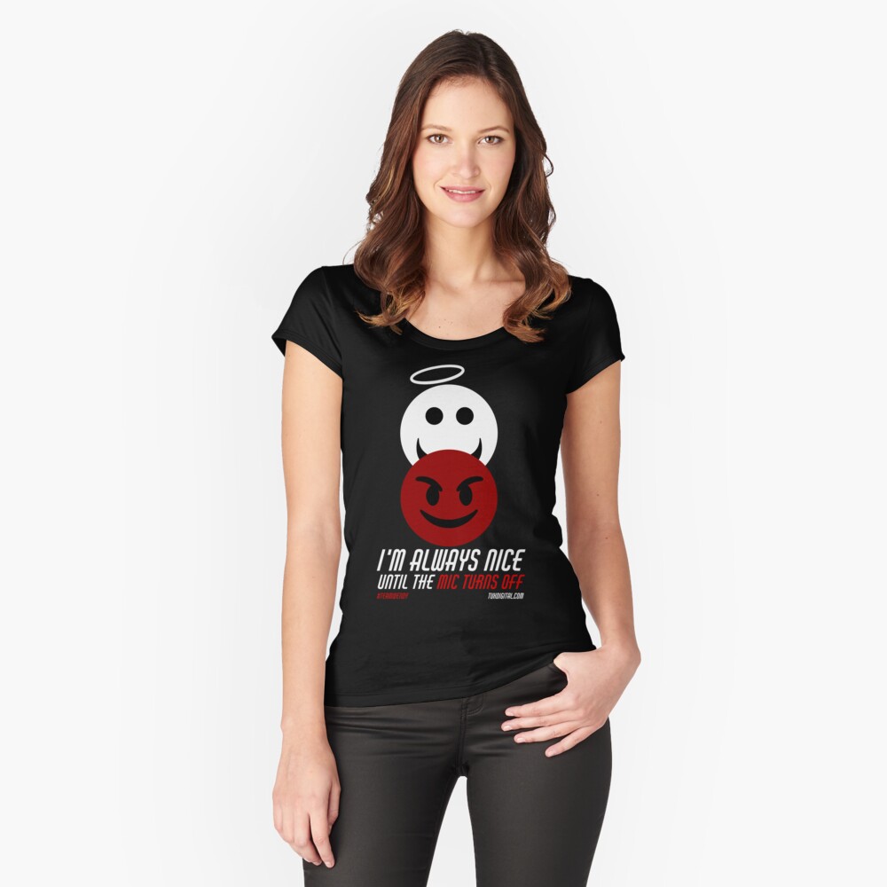 Item preview, Fitted Scoop T-Shirt designed and sold by tuxdigital.
