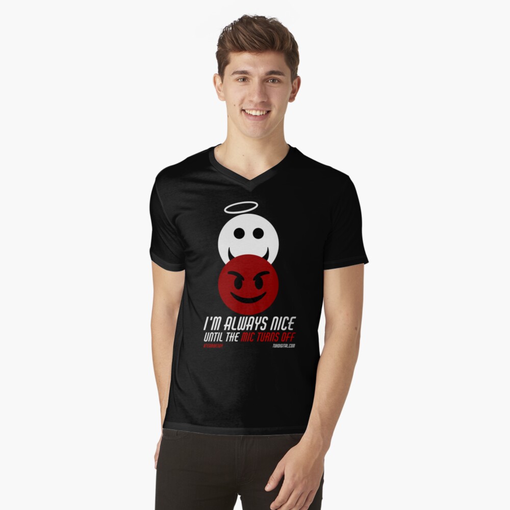 Item preview, V-Neck T-Shirt designed and sold by tuxdigital.
