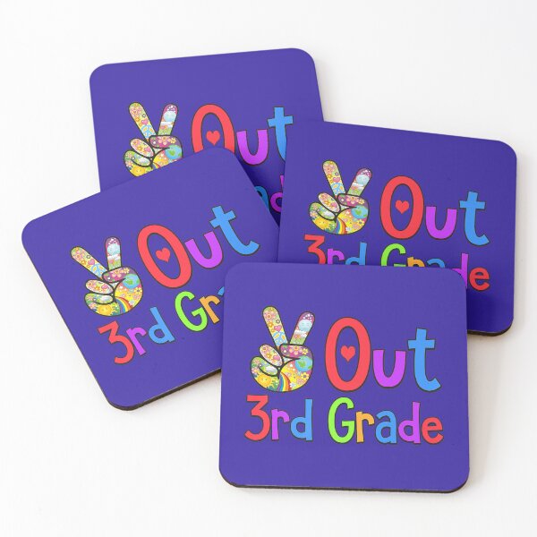 Item preview, Peace Out 3rd Grade - Last Day of School Third Grade Grad Premium T-Shirt designed and sold by SanteeMerlia.