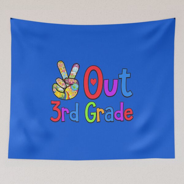 Item preview, Peace Out 3rd Grade - Last Day of School Third Grade Grad Premium T-Shirt designed and sold by SanteeMerlia.