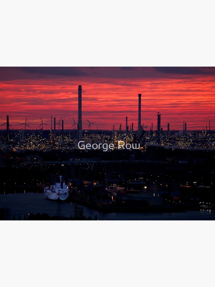 Rotterdam Harbour Skyline at Sunset, from Euromast by VeryIreland