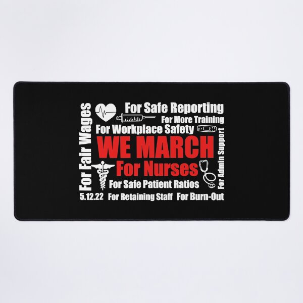 Item preview, We March For Nurses Million Nurse March Women Power Nurse designed and sold by GardNewerd.