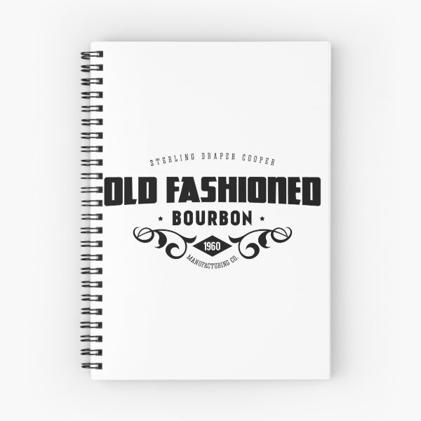 Item preview, Sterling Draper Cooper  Old Fashioned Bourbon Black on White designed and sold by MiamiArchivesCo.