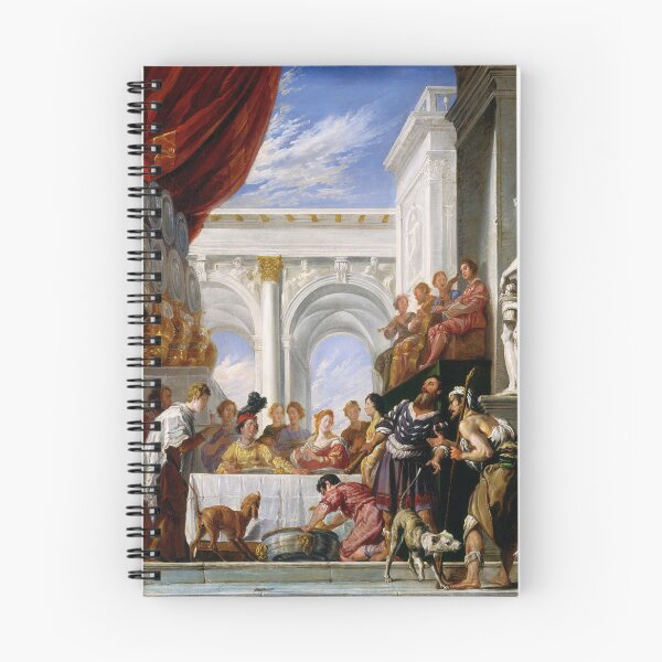 Item preview, The Parable of Lazarus and the Rich Man | Domenico Fetti | 1628 Renaissance Gospel Biblical Art designed and sold by CJET.