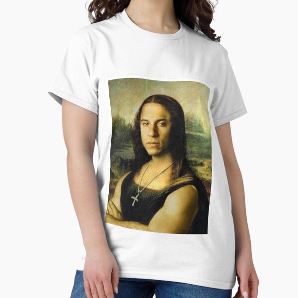 Aperçu de l'œuvre Vin Diesel Mona Lisa créée et vendue par Theodore R  Searcy.