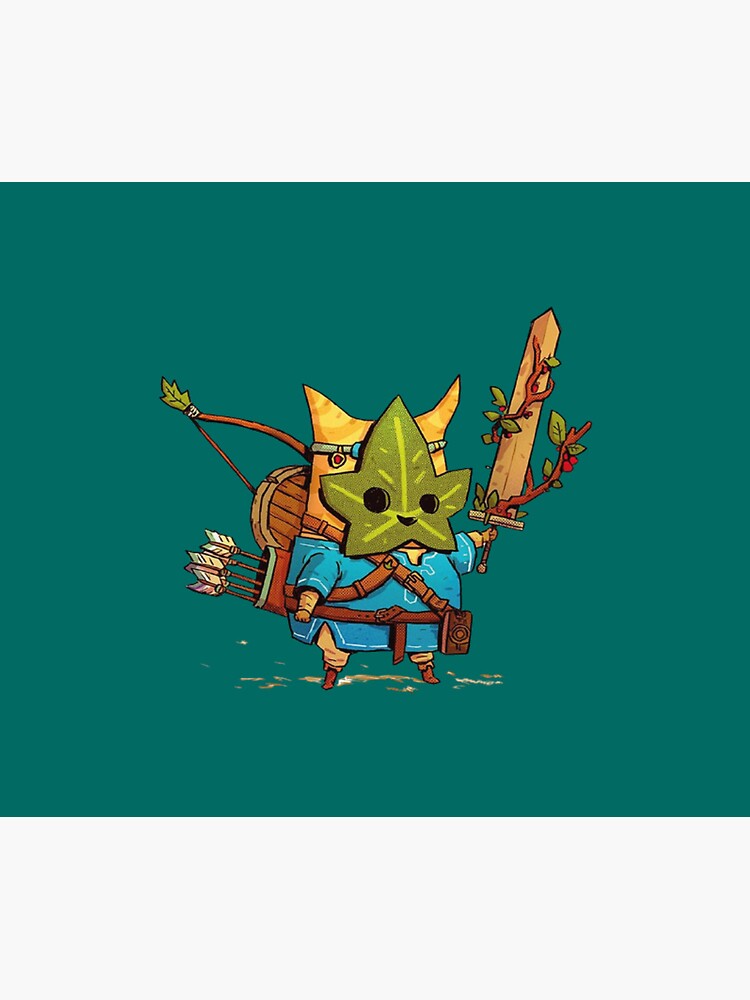 Aperçu 5 sur 5. Tapis de souris avec l'œuvre Korok créée et vendue par Mrnidesign.