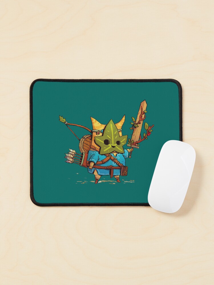 Aperçu 1 sur 5. Tapis de souris avec l'œuvre Korok créée et vendue par Mrnidesign.