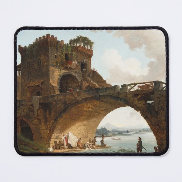 Item preview, The Ponte Salario | Hubert Robert | 1775 Cityscape Art designed and sold by CJET.