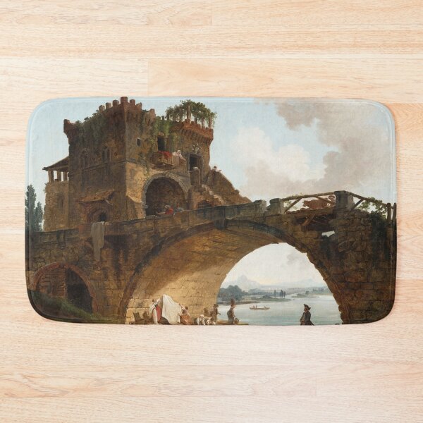 Item preview, The Ponte Salario | Hubert Robert | 1775 Cityscape Art designed and sold by CJET.