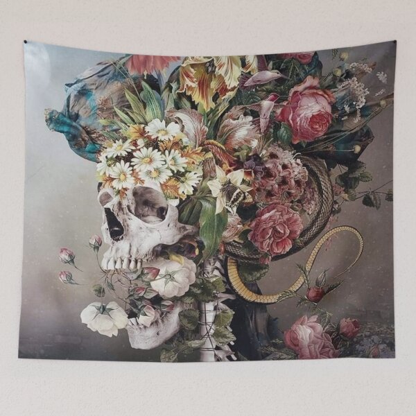 Item preview, Flower skull Aesthetic designed and sold by misonjames.