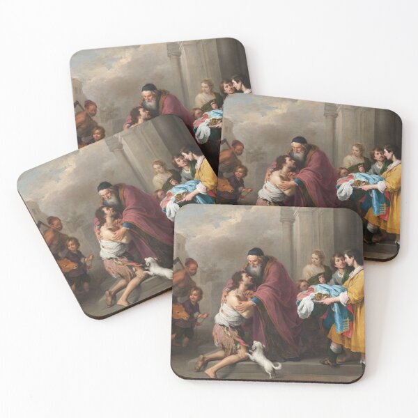 Item preview, The Return of the Prodigal Son | Bartolome Esteban Murillo | 1670 Renaissance Gospel Biblical Art designed and sold by CJET.