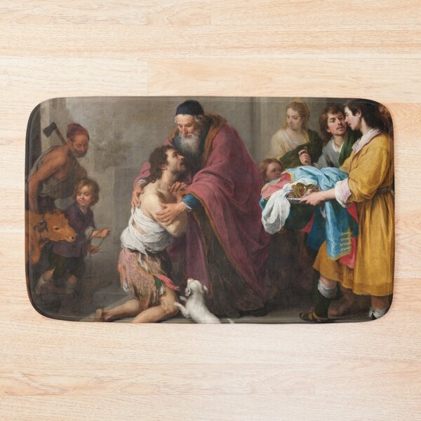 Item preview, The Return of the Prodigal Son | Bartolome Esteban Murillo | 1670 Renaissance Gospel Biblical Art designed and sold by CJET.
