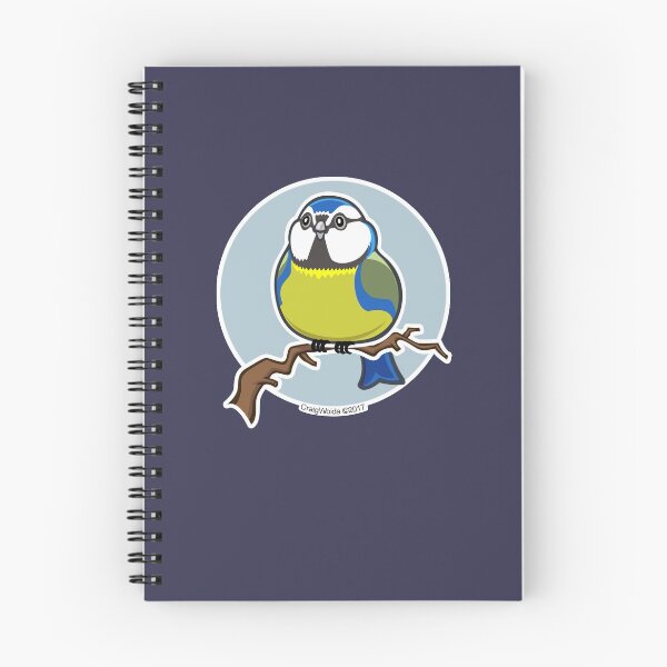 Item preview, BlueTit Bird over Blue Background designed and sold by CraigWoida.