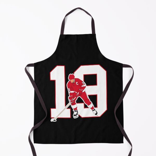 Item preview, THE DETROIT HOCKEY SHIRT AND STEVE YZERMAN HOMAGE STICKER designed and sold by MiamiArchivesCo.