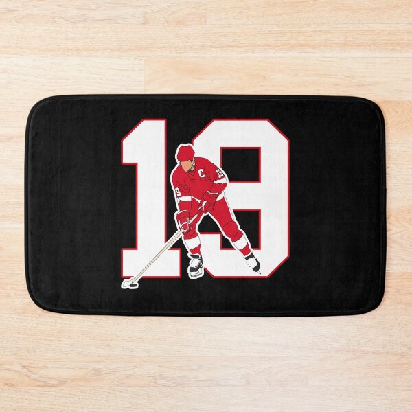 Item preview, THE DETROIT HOCKEY SHIRT AND STEVE YZERMAN HOMAGE STICKER designed and sold by MiamiArchivesCo.