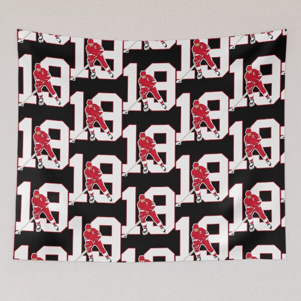Item preview, THE DETROIT HOCKEY SHIRT AND STEVE YZERMAN HOMAGE STICKER designed and sold by MiamiArchivesCo.