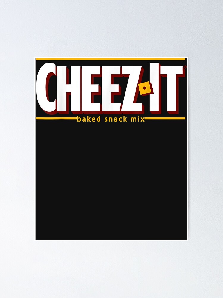 "Cheez it logo" Poster for Sale by marcellaaed Redbubble