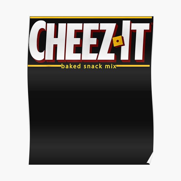 "Cheez it logo" Poster for Sale by marcellaaed Redbubble
