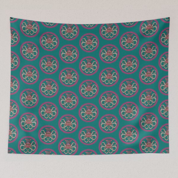 Aperçu de l'œuvre Hydra Gardien Fuchsia créée et vendue par Mrnidesign.