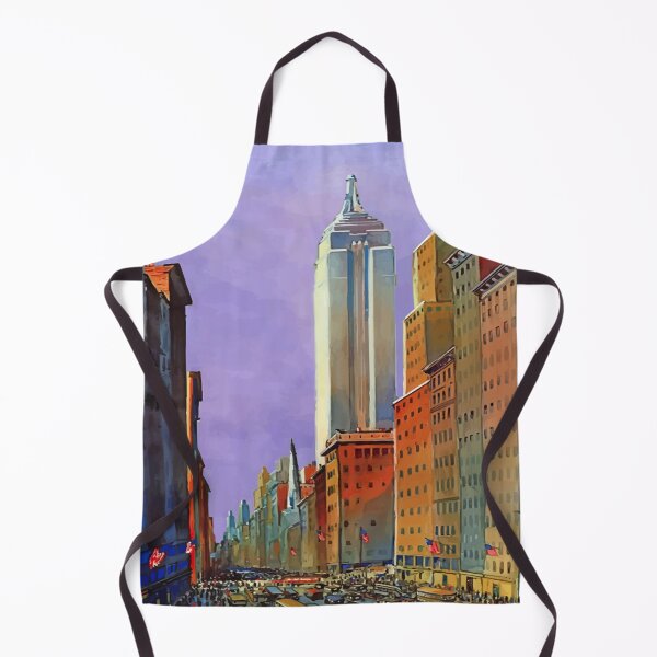 Item preview, Fifth Avenue New York Travel - Retro Train Travel Enhanced Reproduction designed and sold by molamode.