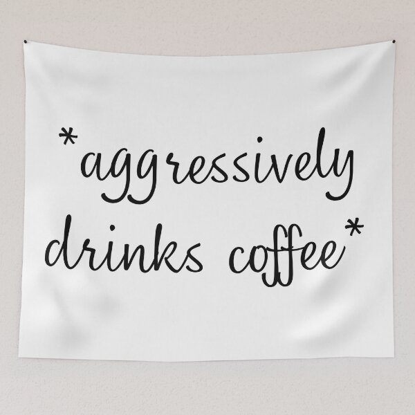 Item preview, *aggressively drinks coffee* designed and sold by antevasinart.