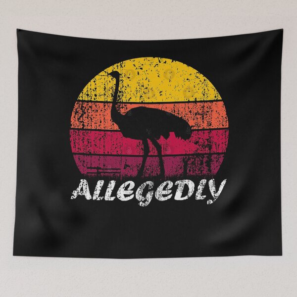 Item preview, Retro Vintage Allegedly Ostrich  designed and sold by ishammierap.