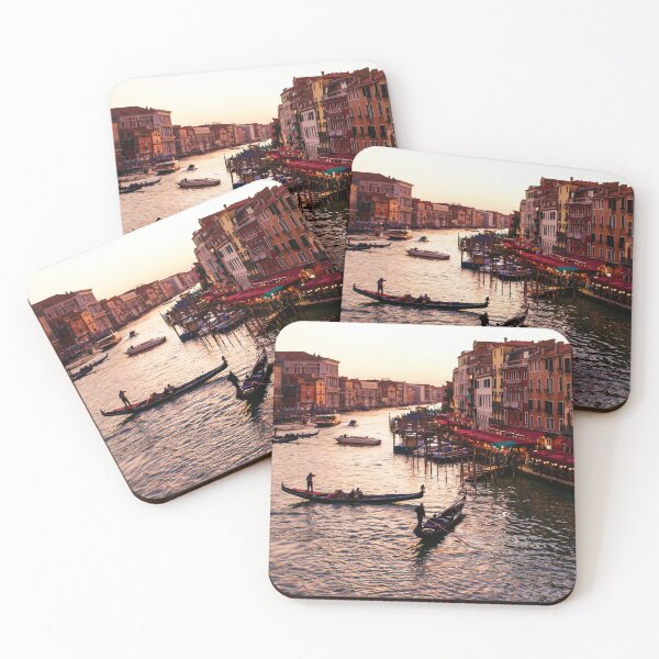 Item preview, Impressions Of Venice - Warm Dusk and Gondolas on the Grand Canal  designed and sold by Georgia Mizuleva.