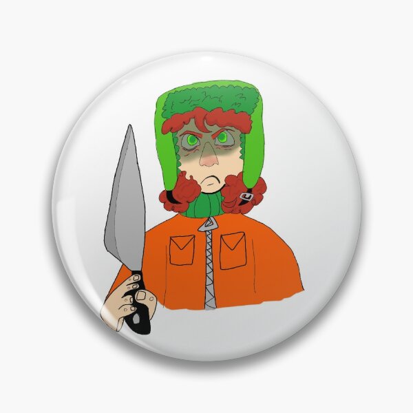 Item preview, "Kill the Queer Eye guys" Kyle pin designed and sold by missskaname.