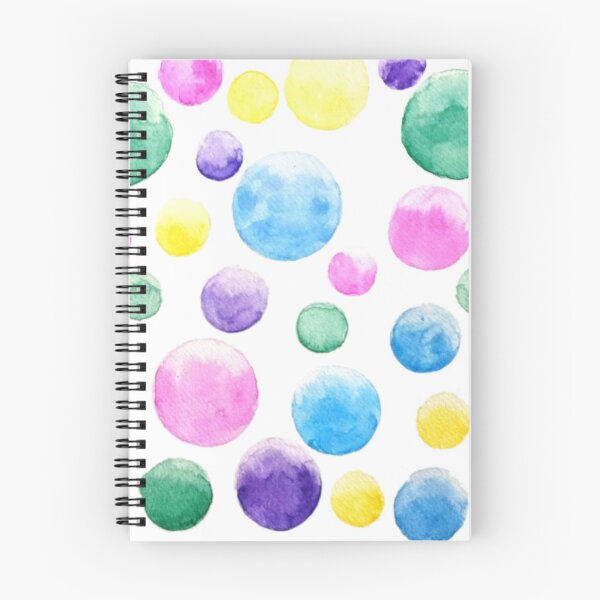Item preview, colorful bubbles watercolors designed and sold by ColorandColor.