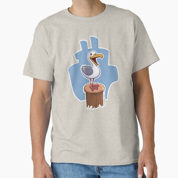 Item preview, Western Gull over Blue Ship designed and sold by CraigWoida.