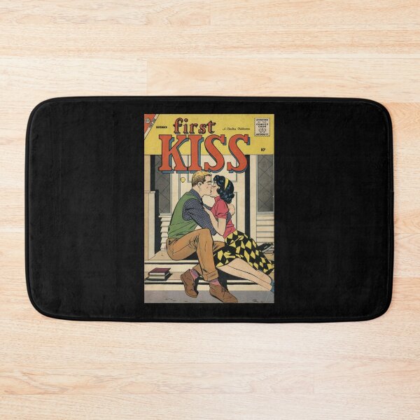 Item preview, Vintage Romance Comic Book Cover First Kiss Classic T-Shirt designed and sold by kimmesajgreh.