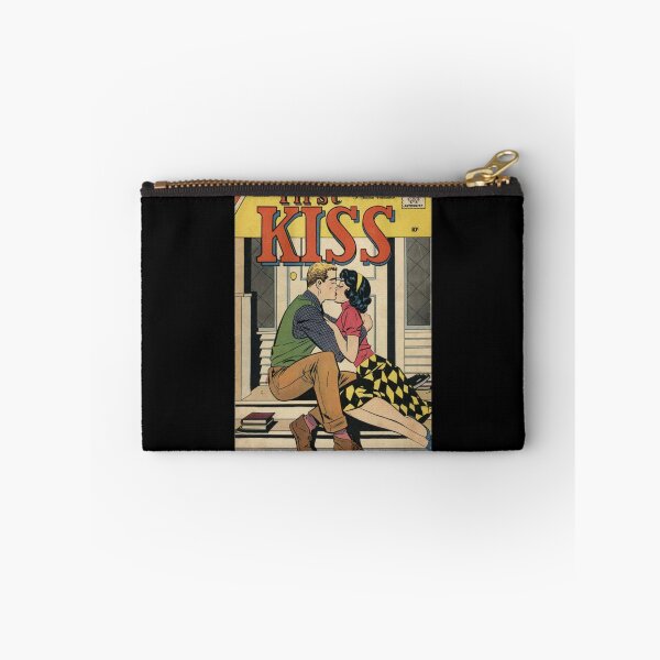 Item preview, Vintage Romance Comic Book Cover First Kiss Classic T-Shirt designed and sold by kimmesajgreh.